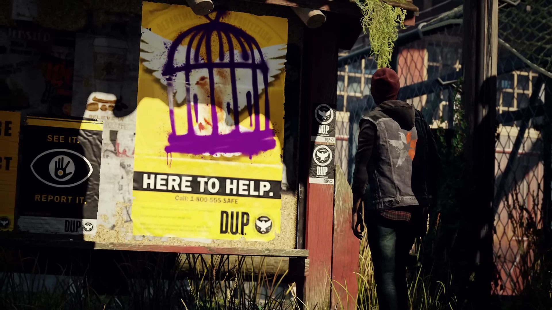 The open world featured very little to do (Image via Sucker Punch Productions, PlayStation)